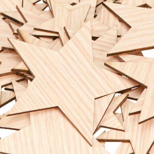 Prodotto Decorazione a dispersione Stelle di Natale marrone naturale Ø3–5,5 cm 48 pz