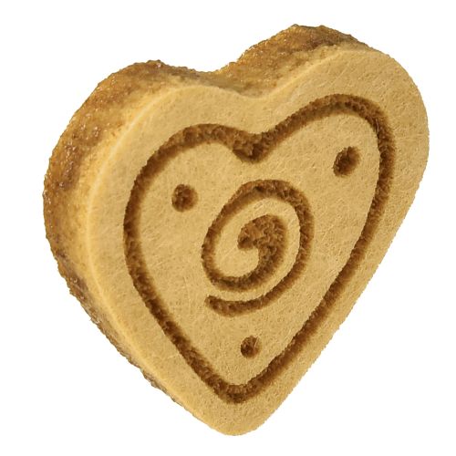 Prodotto Decorazione sparsa per la tavola di Natale, fibra di legno assortita, 4 cm, 12 pezzi