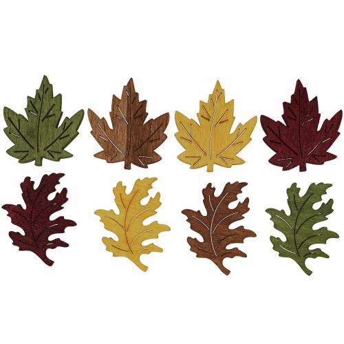 Floristik24 Decorazione a dispersione foglia acero quercia 4 cm 72 pz