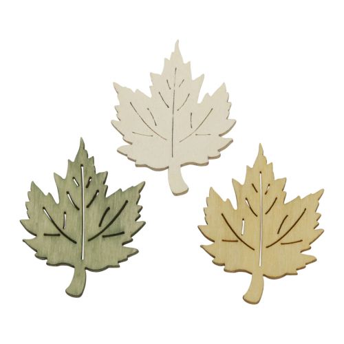 Decorazione a dispersione foglie autunnali decorazione in acero colorato 3x4 cm 72 pz
