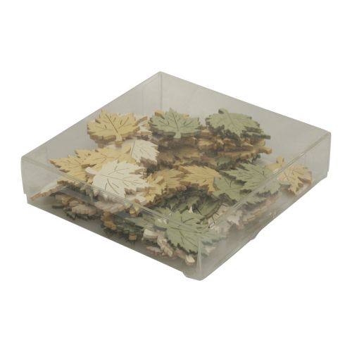 Prodotto Decorazione a dispersione foglie autunnali decorazione in acero colorato 3x4 cm 72 pz
