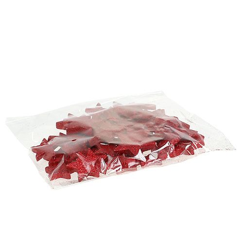 Prodotto Decorazioni sparse stelle rosse, mica 4-5 cm 40 pz