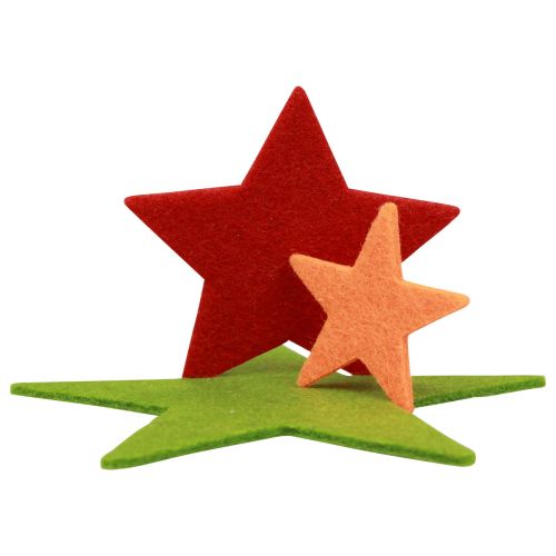 Floristik24 Stelle decorative sparse, pezzi sparsi Natale colorato 108 pezzi