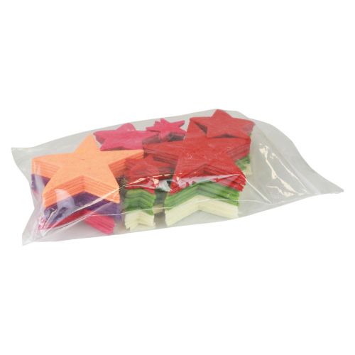 Floristik24 Stelle decorative sparse, pezzi sparsi Natale colorato 108 pezzi