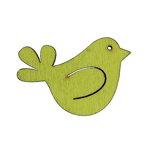 Floristik24 Decorazione da controllare uccello ordinamento colorato. 2,5-4 cm 36 pezzi