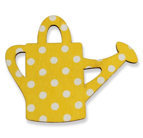 Floristik24 Annaffiatoio / secchio in legno 8 cm ordinati 12 pezzi