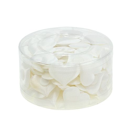 Floristik24 Decorazione cuore bianco 28x32mm 100 pezzi