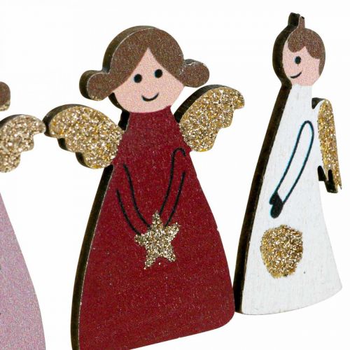 Prodotto Angelo in legno decorazione angelo cosparso decorazione angelo 4,5×3 cm 72 pz
