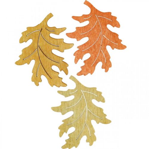 Decorazione della tavola foglie autunnali autunnali foglie decorative sparse 4 cm 72 p