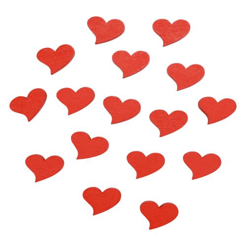 Floristik24 Decorazioni sparse decorazioni a cuori cuori in legno decorazione da tavolo rosso 2 cm 180 pz
