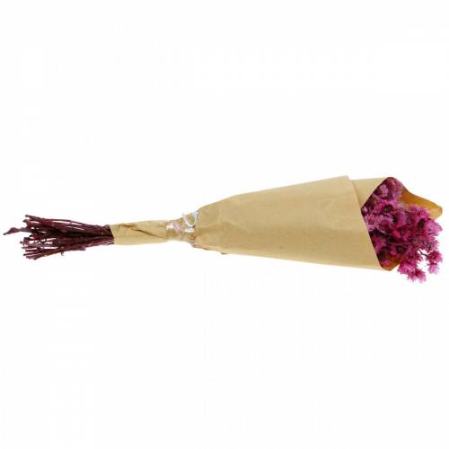 Floristik24 Fiori Secchi Rosa Fiori Secchi Bouquet Fiori Secchi Rosa H21cm
