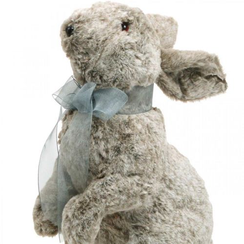Floristik24 Peluche coniglietto pasquale, decorazione vetrina, coniglietto da mettere, decorazione primaverile H40cm