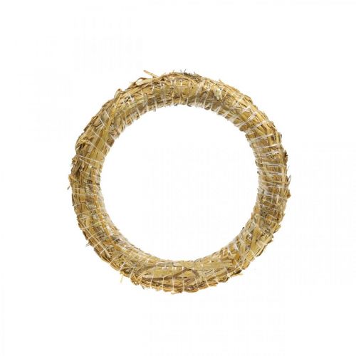 Floristik24 Corona di paglia 25/4cm 10 pezzi
