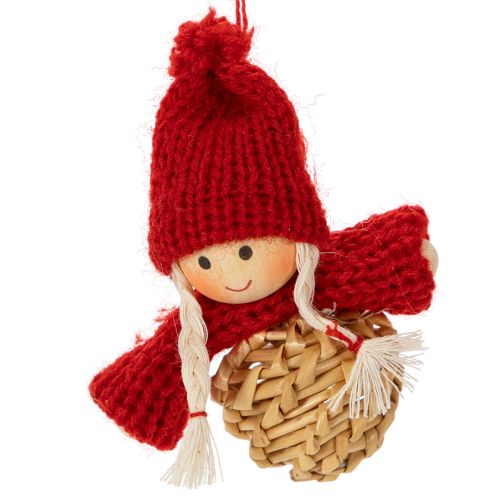 Set di ornamenti in paglia per albero di Natale, figure e stelle da 6 cm, 30 pezzi | Floristik24.it