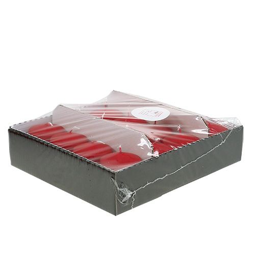 Prodotto Candela a colonna 100/60 rossa 16 pz