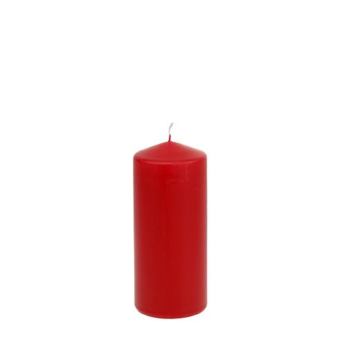 Floristik24 Candele Rosse Candele Pillar Rosse 120/50 Confezione 12pz