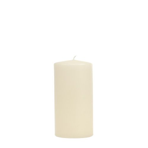 Floristik24 Candela a colonna 120/60 crema 16 pz