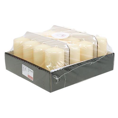 Prodotto Candela a colonna 120/60 crema 16 pz