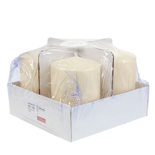 Prodotto Candela a colonna 150/100 crema 4 pz