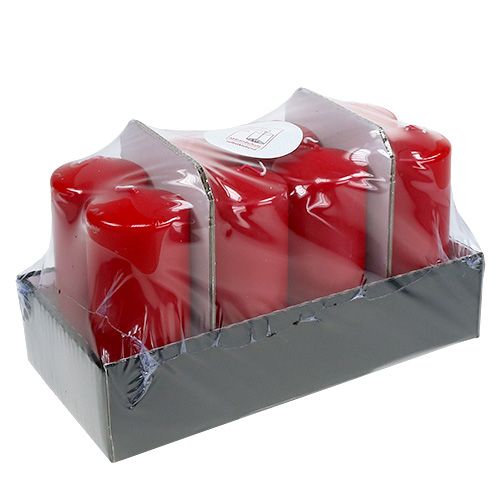 Prodotto Candela a colonna 150/60 rossa 8 pz