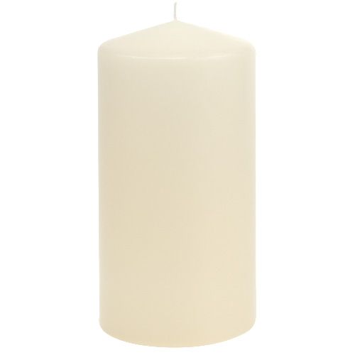 Candela pilastro 200/100 crema 4pz
