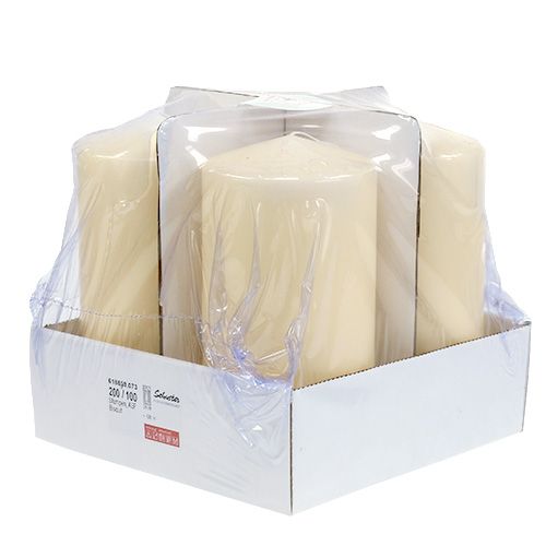 Prodotto Candela a colonna 200/100 crema 4pz