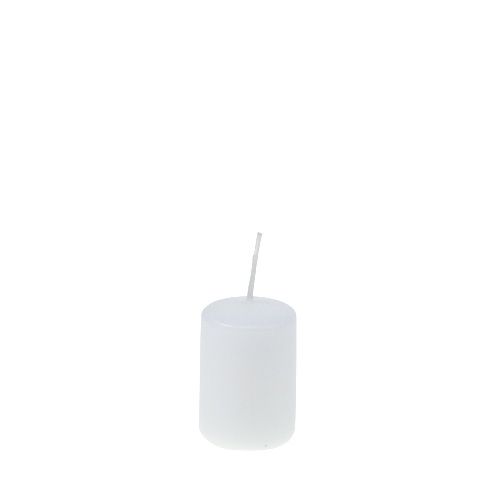 Candele a colonna bianche Candele dell&#39;Avvento candele piccole 60/40mm 24pz