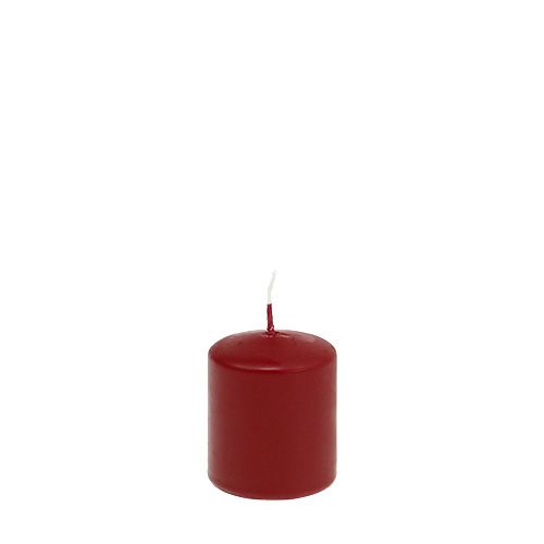 Floristik24 Candela a colonna 70/60 rosso antico 16 pz