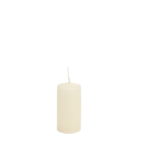 Candela pilastro 80/40 crema 24pz