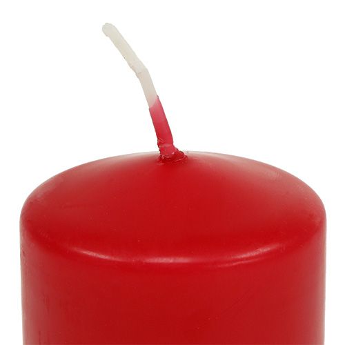 Prodotto Candela a colonna 80/80 rossa 6 pezzi