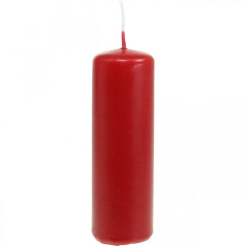 Candela a colonna 120/40 rossa 24pz