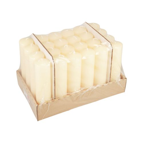 Prodotto Candele a colonna crema Candele dell'Avvento candele 200/50mm 24 pz