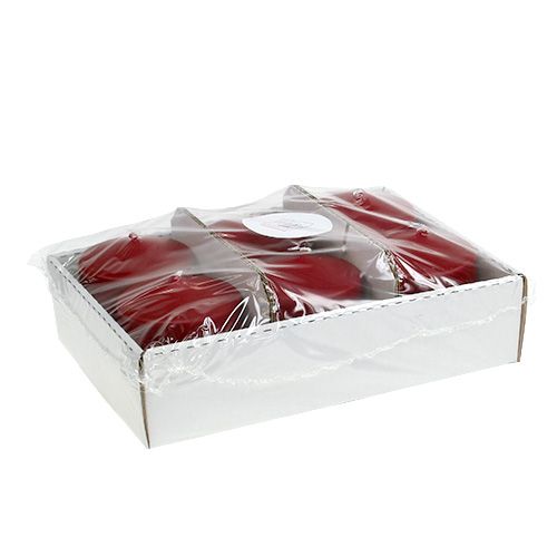 Prodotto Candele a colonna 80/80 rosso antico 6 pezzi