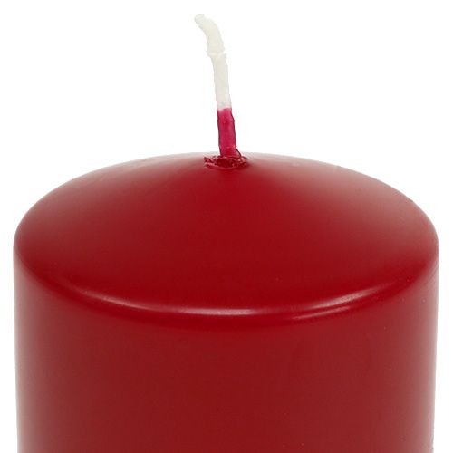 Prodotto Candele a colonna 80/80 6pz. Rosso scuro