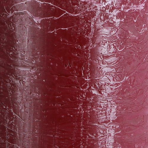 Prodotto Candele a colonna colorate con candele Berry 85×200mm 2 pz