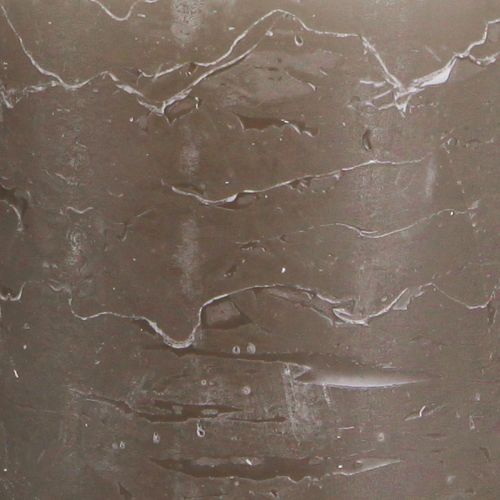 Prodotto Candele a colonna marrone tinta unita 70x100mm 4 pz