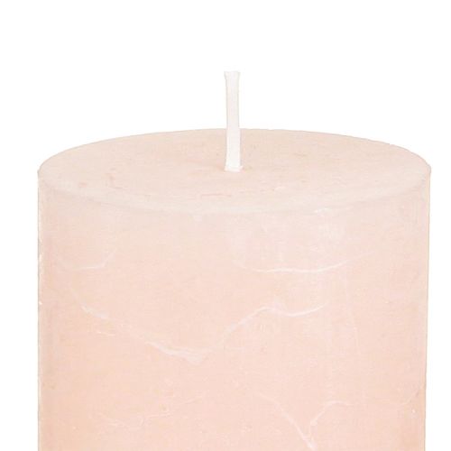 Prodotto Candele a colonna rosa chiaro tinta unita rosa 50×100mm 4 pz