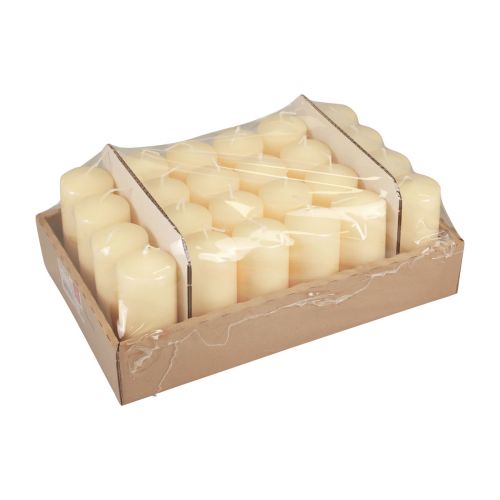 Prodotto Candele a colonna crema Candele dell&#39;Avvento candele 100/50mm 24 pz