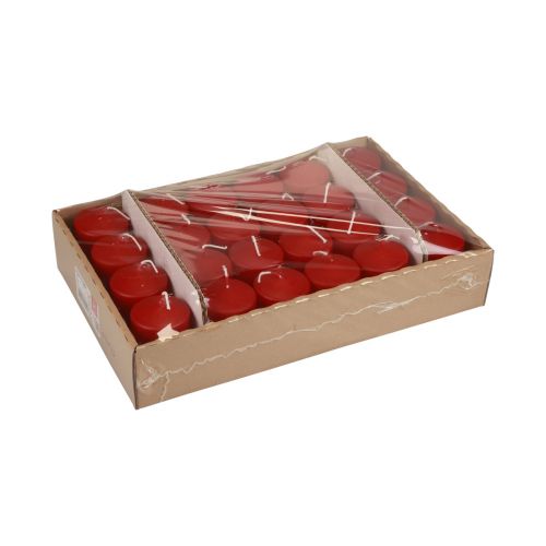 Prodotto Candele a colonna rosse Candele dell&#39;Avvento piccole rosso antico 70/50 mm 24 pezzi