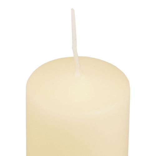 Prodotto Candele a colonna crema Candele dell&#39;Avvento piccole 70/50mm 24pz