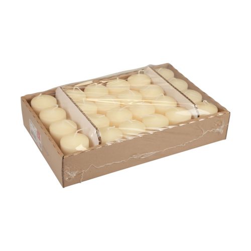 Prodotto Candele a colonna crema Candele dell&#39;Avvento piccole 70/50mm 24 pz