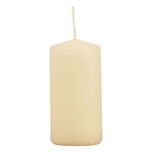 Candele a colonna crema Candele dell&#39;Avvento candele 100/50mm 24 pezzi