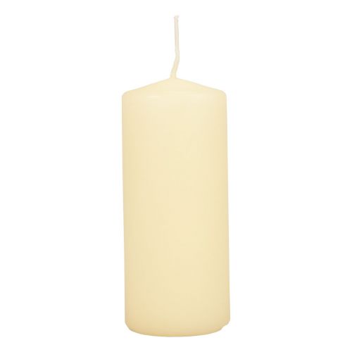 Floristik24 Candele a colonna crema Candele dell&#39;Avvento candele 120/50mm 24 pz