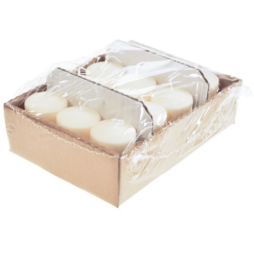 Prodotto Candele a colonna candele color crema H70mm Ø50mm 12 pz