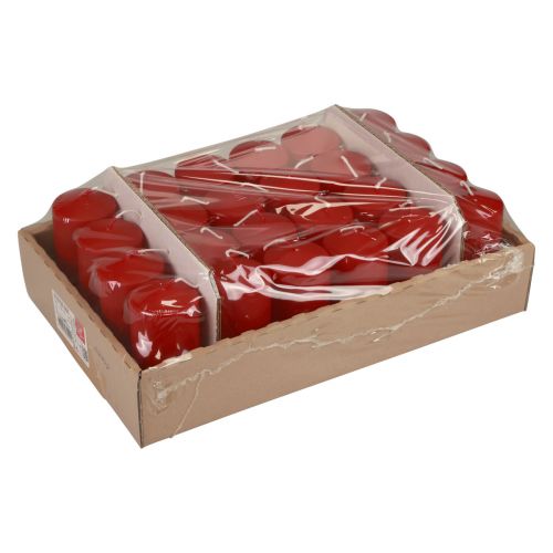 Prodotto Candele a colonna rosse Candele dell'Avvento rosso antico 100/50mm 24 pz
