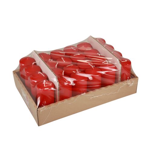 Prodotto Candele a colonna rosse Candele dell'Avvento candele rosse 120/50mm 24 pz