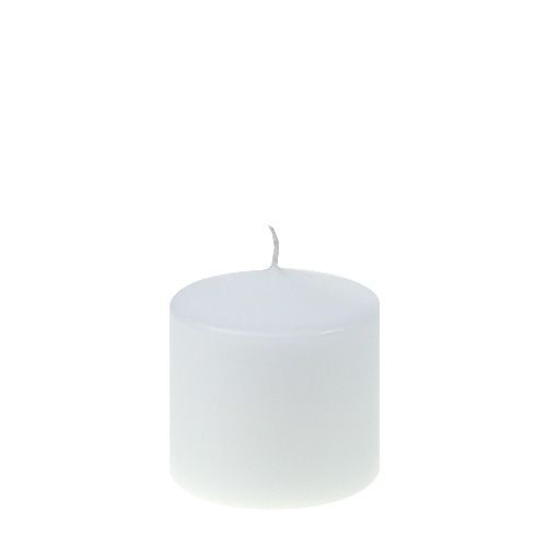 Floristik24 Candela Pillar 80/80 Bianco 6 pz
