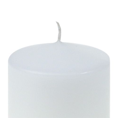 Prodotto Candela Pillar 80/80 Bianco 6 pz