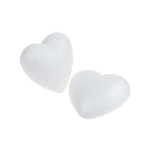 Prodotto Cuore in polistirolo 5cm arcuato piccolo 10pz