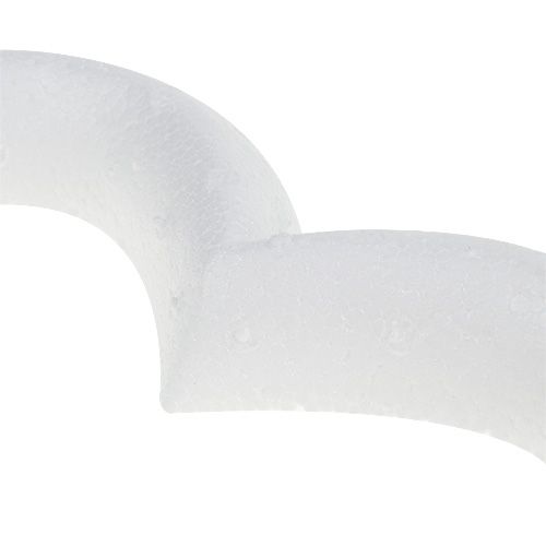 Prodotto Cuore di polistirolo aperto 18 cm 2 pz